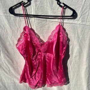 Allison Taylor Hot Pink Silk Cami